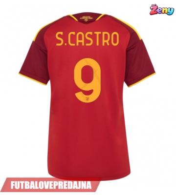 Lacne Ženy Futbalové dres AS Roma Santiago Castro #9 2026-27 Krátky Rukáv - Domáci